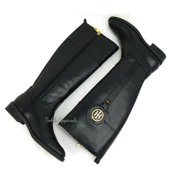 Tommy Hilfiger Knee High Riding Boots - Picture 2 of 8
